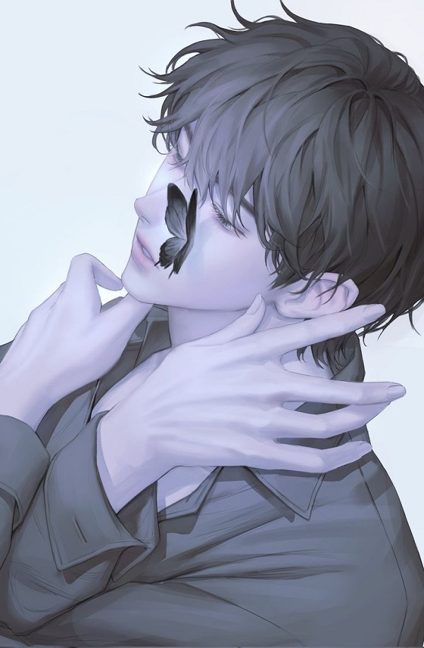 Anime nam phòng tối, tương phản.