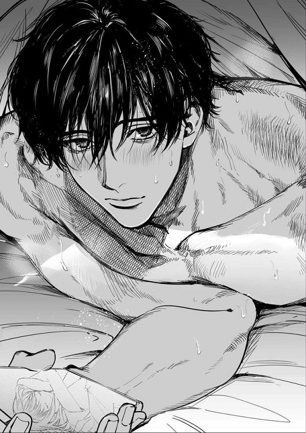 Anime nam với nụ cười đắng chát, che giấu nỗi đau sâu thẳm