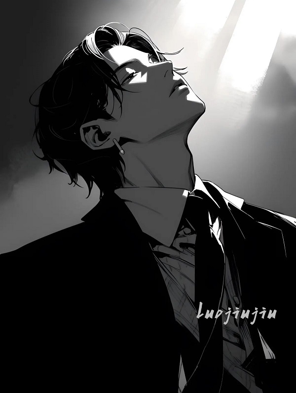 Gương mặt tái nhợt của một nam nhân vật anime.