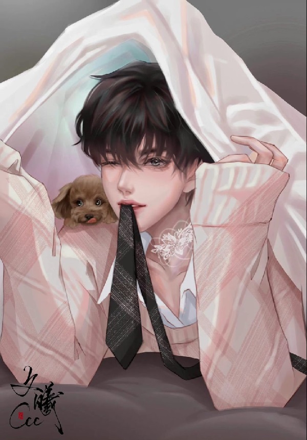 Nhân vật nam anime tóc trắng với nét mặt hiền hậu