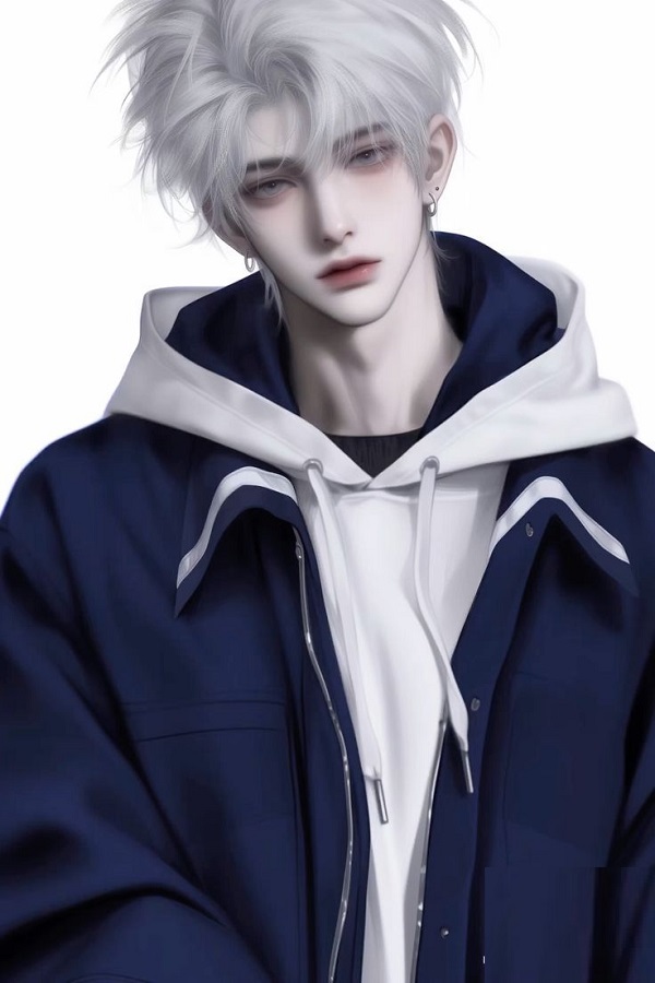 Ảnh anime nam học sinh lịch lãm.