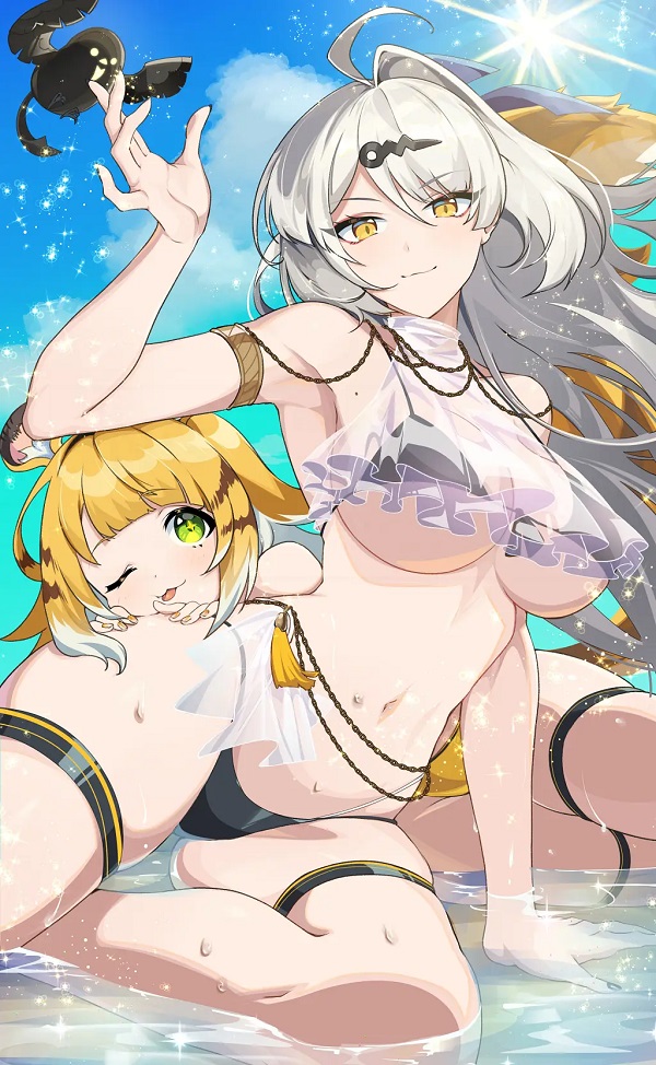 Cô gái anime trong bộ trang phục học sinh, trẻ trung và đáng yêu.