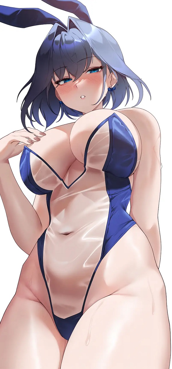 Hình ảnh một cô gái anime đang ngồi thư giãn, vẻ mặt bình yên.