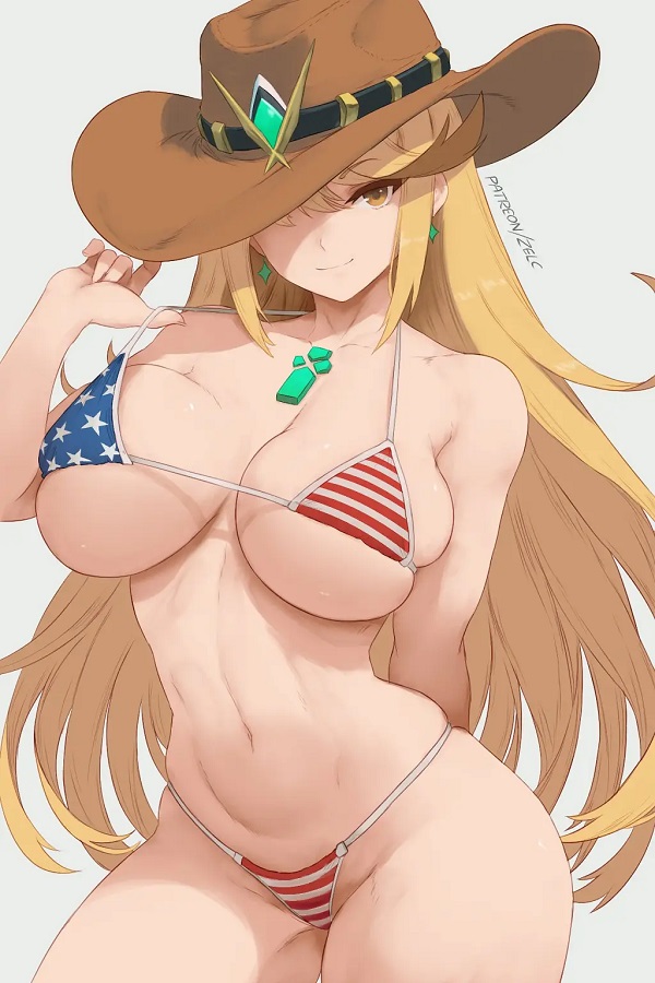 Cô gái anime với mái tóc tết cầu kỳ, tạo điểm nhấn độc đáo.
