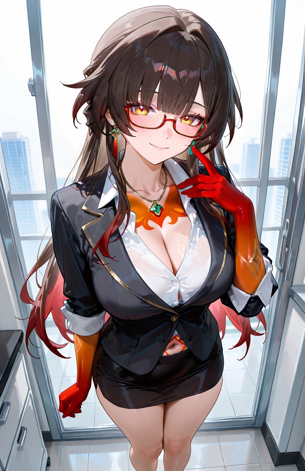 Ảnh gái anime mlem với ánh mắt nhìn xa xăm, đầy cảm xúc.