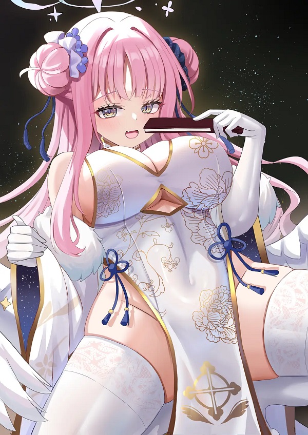 Ảnh gái anime mlem trong trang phục thời trang, phong cách.
