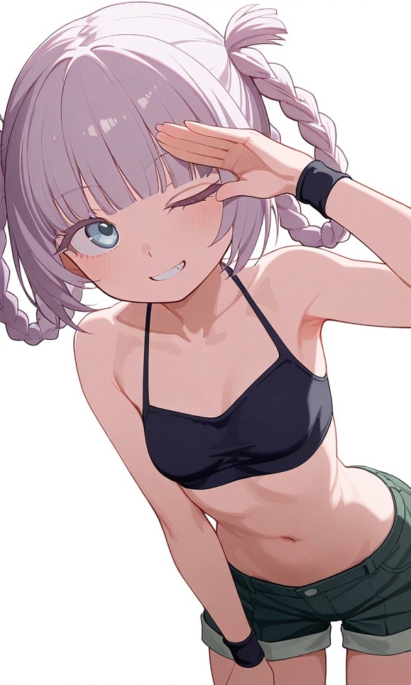 Fanart Nazuna trong bộ hoodie tímFanart Nazuna trong bộ hoodie tím