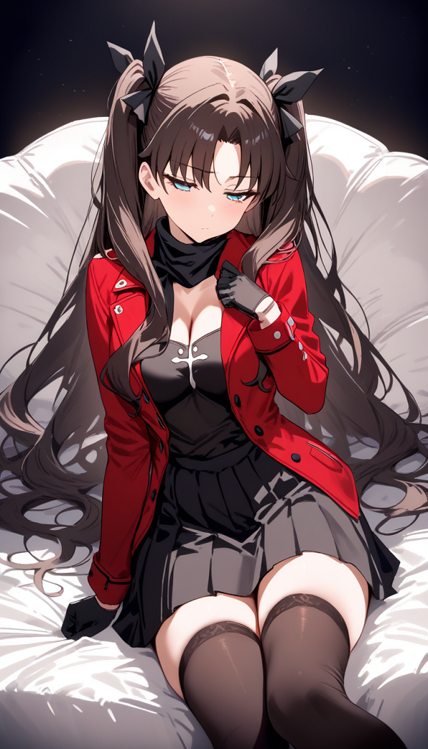 Ảnh Rin Tohsaka sexy Rin giữa khung cảnh hoài cổ