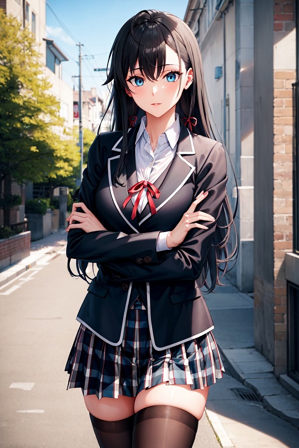Tấm hình ảnh Yukinoshita Yukino buồn bã