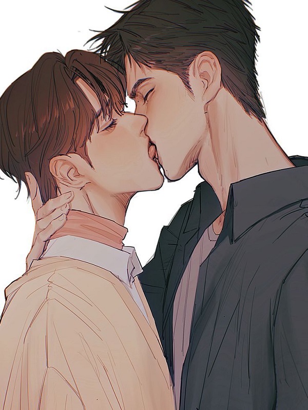 Cặp đôi anime đang khiêu vũ nhẹ nhàng, cử chỉ uyển chuyển và tình tứ.