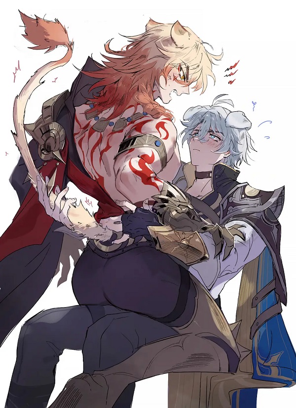 Cảnh ôm từ phía sau đầy cảm xúc trong anime boylove 18