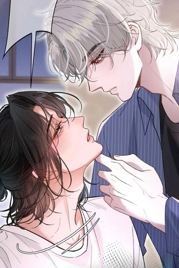 Anime boylove với biểu cảm thân mật, không gian riêng tư.