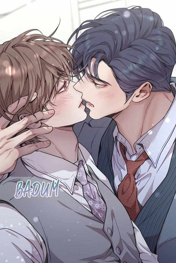Hai chàng trai anime cùng nhau tập thể dục, động viên nhau.