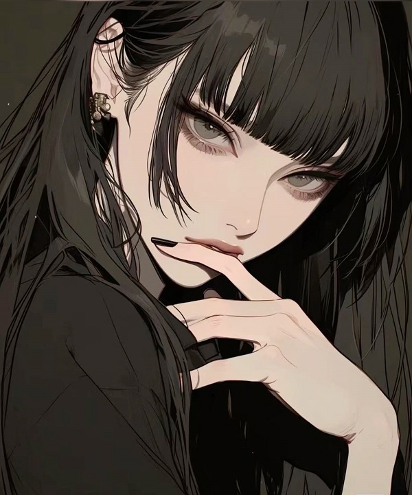 Anime girl lạnh lùng cá tính