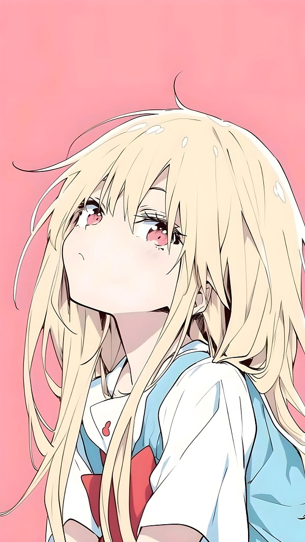 Gái anime phồng má giận cực kỳ cute
