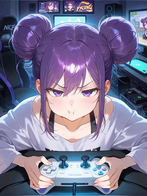 Hình anime girl dỗi nhưng không ghét nổi