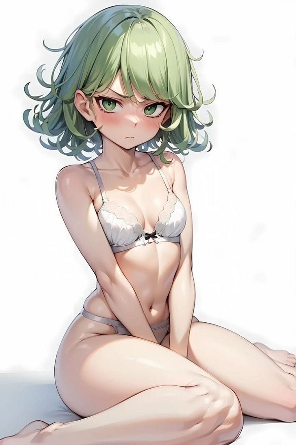 Hình dễ thương của gái anime dỗi yêu