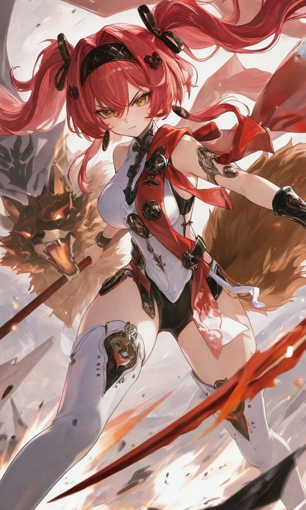Gái anime tóc dài đang giận vu vơ
