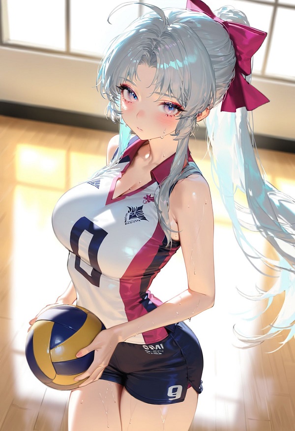 Hình gái anime xấu hổ và giận yêu