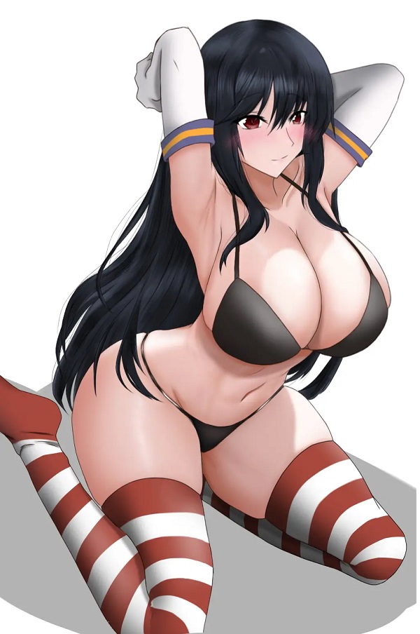 Gái anime mặc bikini in hình, rất độc đáo.