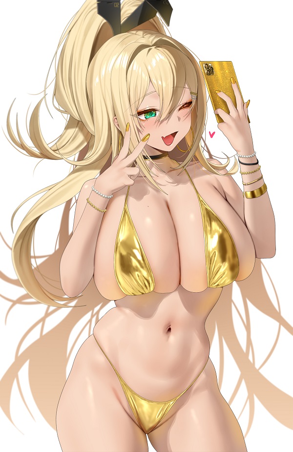 Cô gái anime đang ngồi trên xích đu, mái tóc bay trong gió, rất thơ mộng.