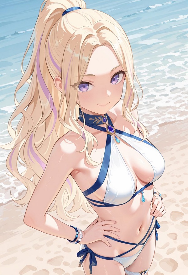 Hình ảnh một cô gái anime với biểu cảm mơ màng, đầy chất thơ và lãng mạn.