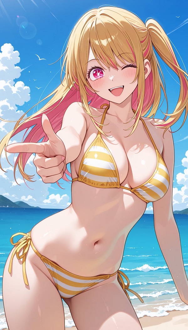 Hình ảnh một cô gái anime đang nhìn nghiêng, khoe góc nghiêng thần thánh và đường nét khuôn mặt.