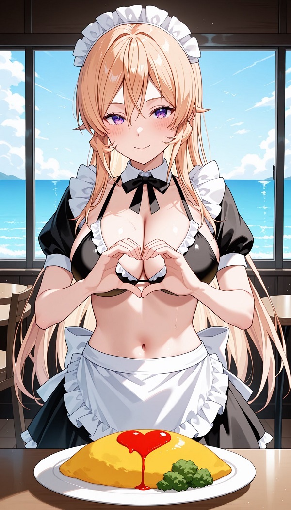 Cô gái anime với biểu cảm trầm tư, đầy suy nghĩ và chiều sâu.