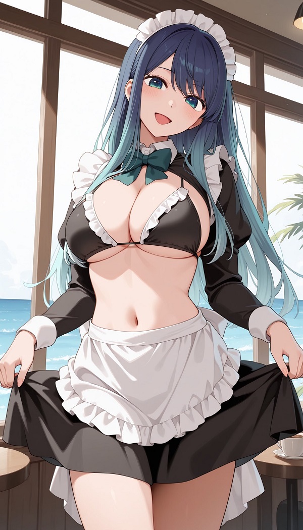 Hình gái anime với ánh mắt sâu thẳm, đầy sức hút bí ẩn và quyến rũ.