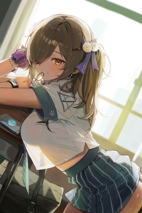 Gái anime phong cách mùa đông ấm áp