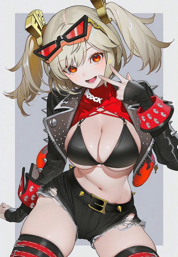 Gái anime với đôi cánh thiên thần