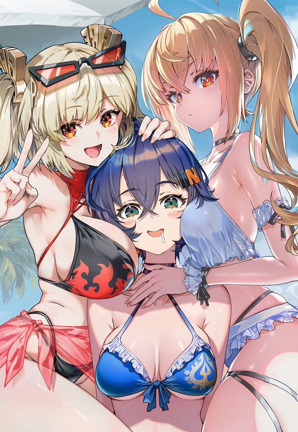 Hình nền anime với concept dạ hội