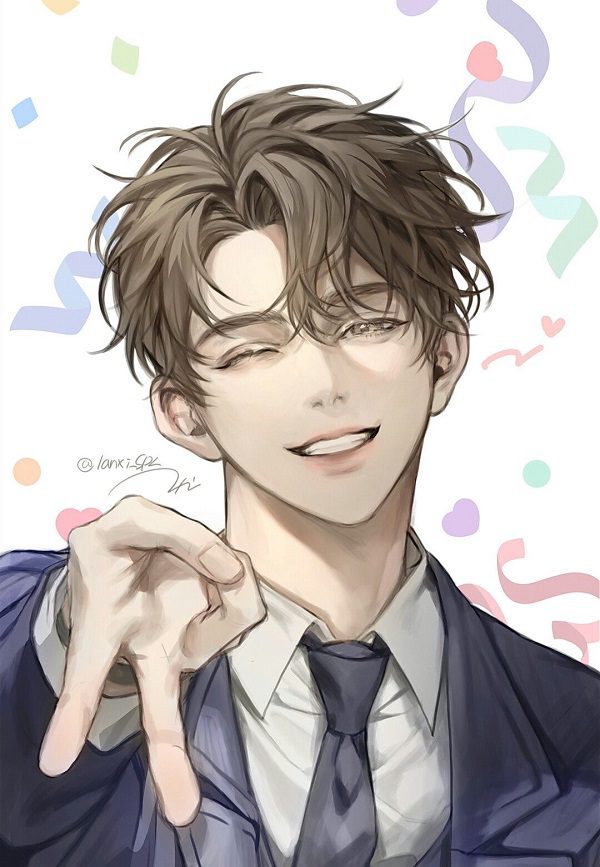 Hình trai anime đẹp mang phong cách cổ trang