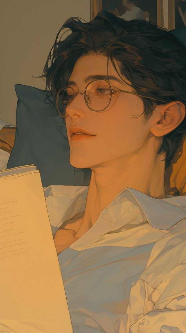 Chàng trai anime phong cách quý tộc phương Tây