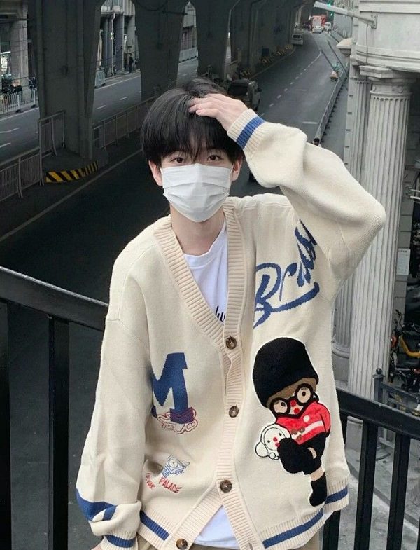 Ảnh trai đẹp đeo khẩu trang cute