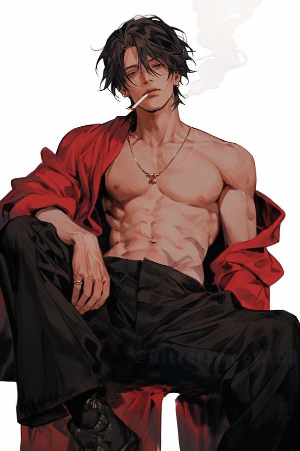 Trai anime khoe body khi tập gym cực chất