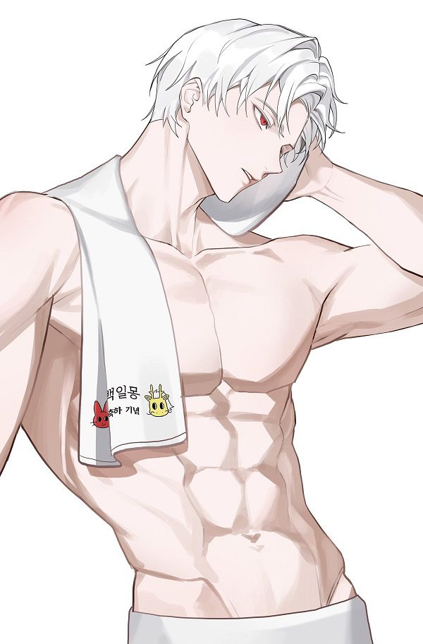 Hình anime sáu múi với phong cách hoang dã