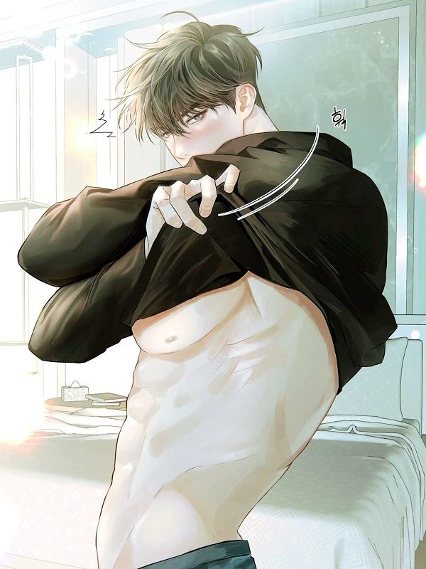 Anime boy cute ngầu trong mưa