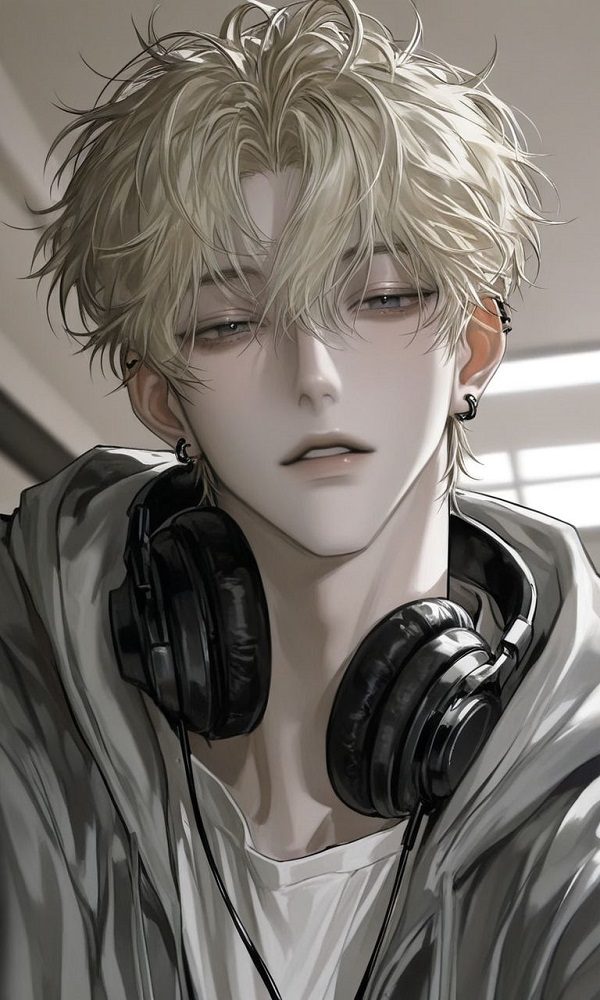 Anime nam tóc xanh ngầu mà đáng yêu