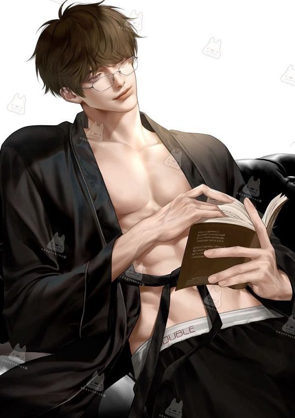 Gương mặt trai anime ngầu nhưng dễ thương