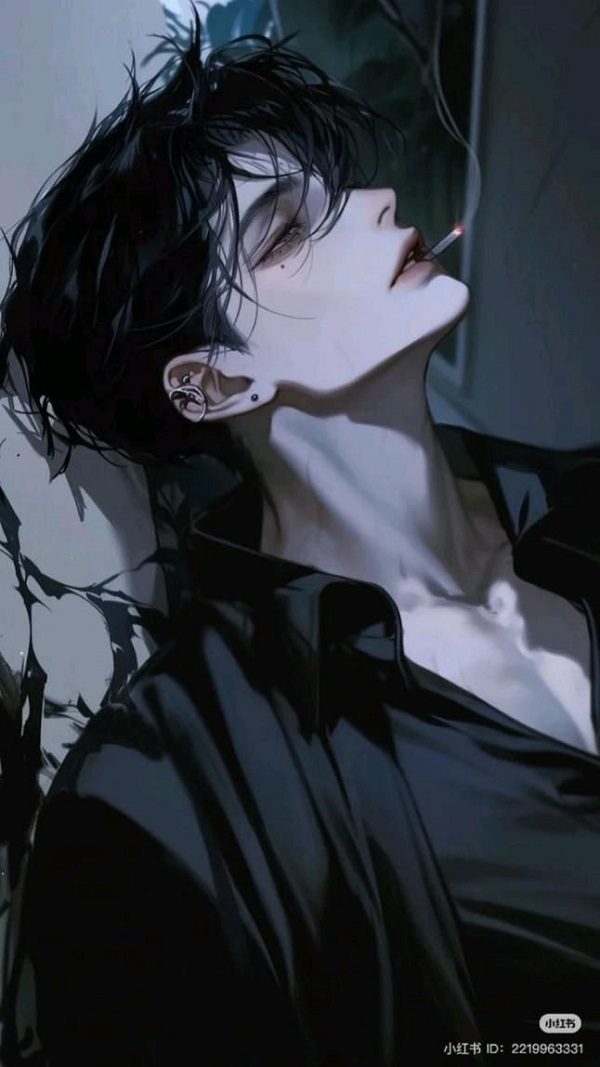 Chàng trai anime cute và bí ẩn