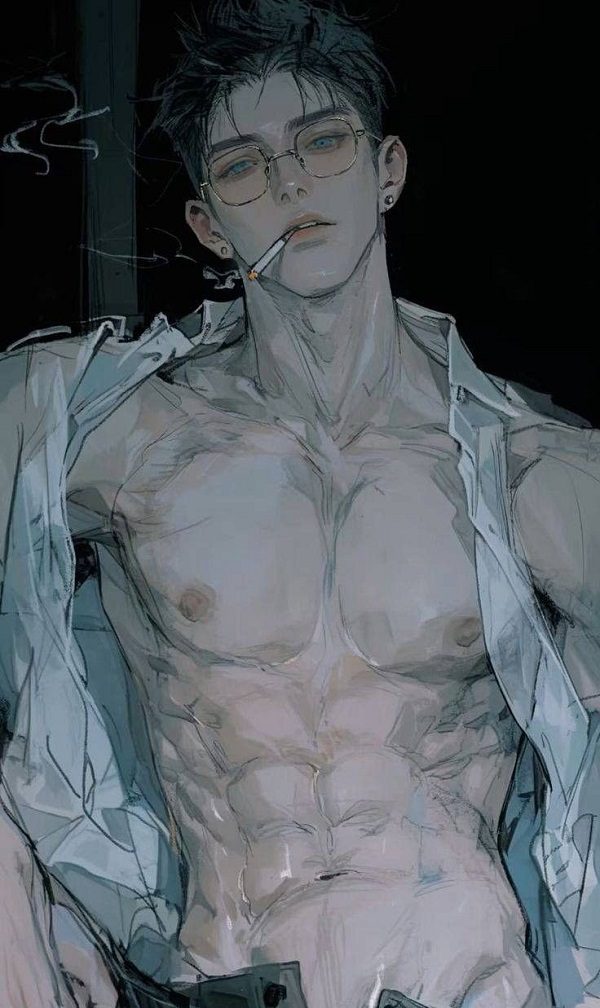 Anime nam cool cute với vết thương nhẹ