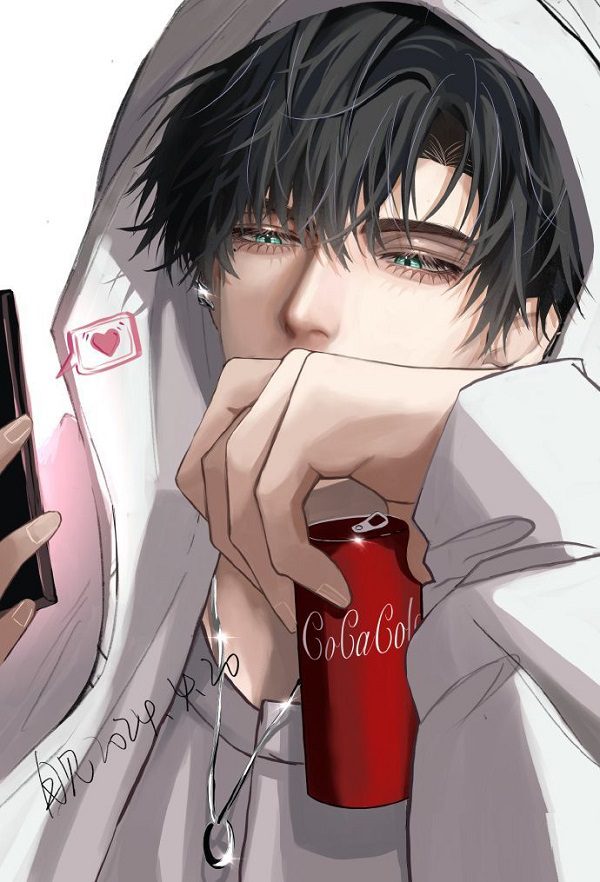 Nhân vật anime nam tóc trắng lạnh lùng