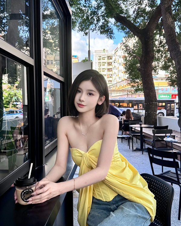 Nụ cười rạng rỡ của cô gái Việt Nam