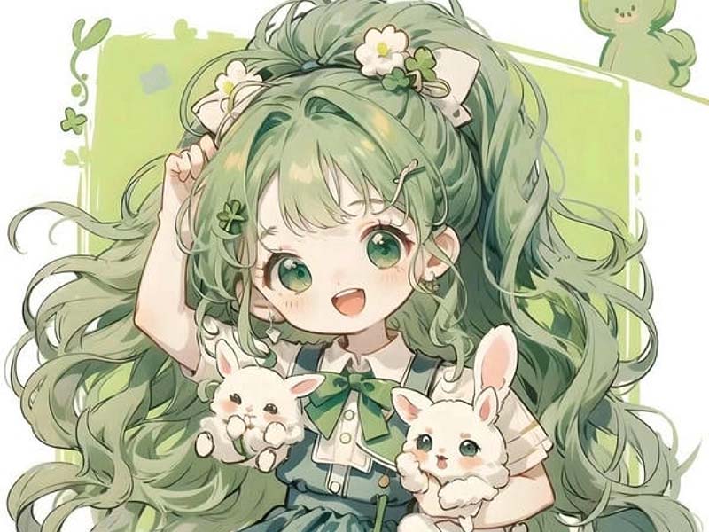 Ngất Ngây Với Bộ Ảnh Anime Nữ Cute Dễ Thương Siêu Đáng Yêu