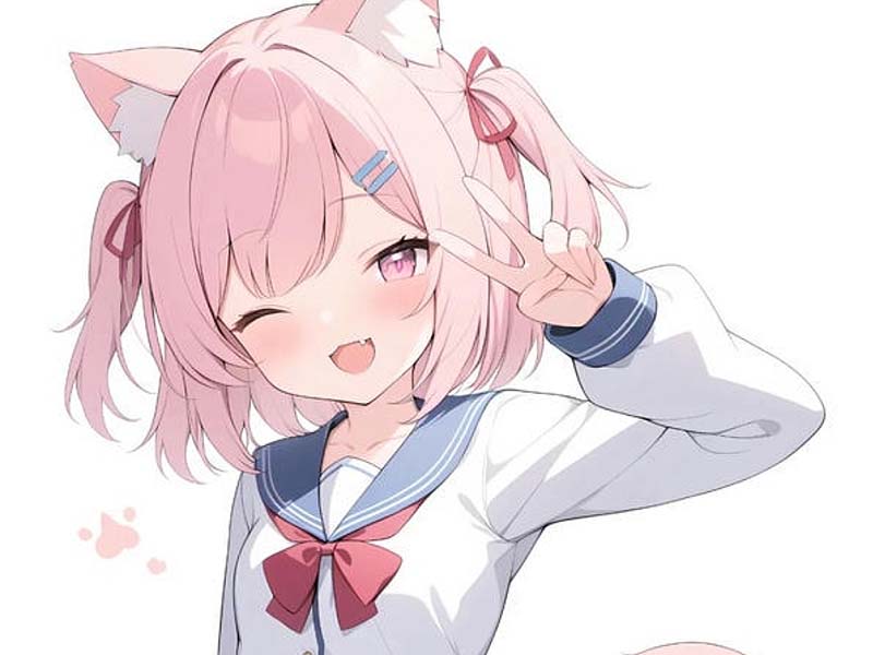 Ngất Ngây Với Bộ Ảnh Anime Nữ Cute Dễ Thương Siêu Đáng Yêu