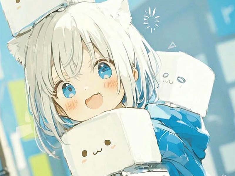 Ngất Ngây Với Bộ Ảnh Anime Nữ Cute Dễ Thương Siêu Đáng Yêu